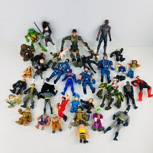 Pretend Play Action & Character Kids Toy Lot FP Star Wars Hasbro Marvel Toys
